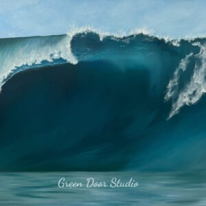 Anticipation, Teahupo’o, 30×40